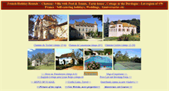 Desktop Screenshot of chateau-rentals.com